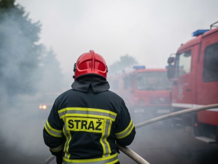 Pożar Forda w Starym Borowcu: strażacy szybko w akcji!