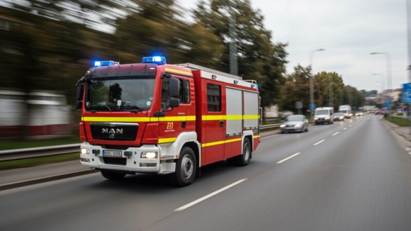 Znicze jako źródło światła: strażnicy miejscy ratują bezdomnych przed pożarem w Koninie