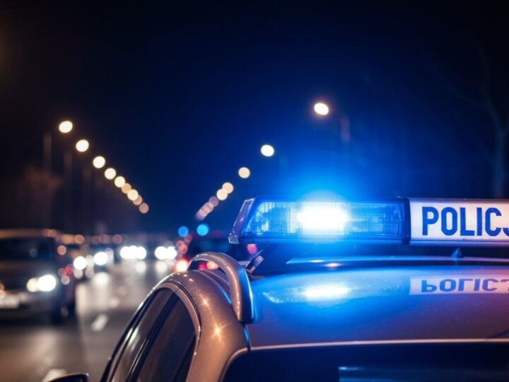 Nowy radiowóz dla policji w Ślesinie: efekt współpracy z samorządami