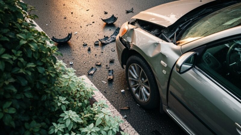 Wypadek w Bieli: zderzenie ciężarówki z osobówką, dwie osoby w szpitalu