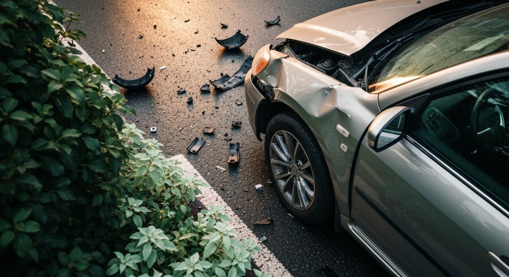 Wypadek w Bieli: zderzenie ciężarówki z osobówką, dwie osoby w szpitalu