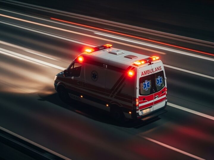 Mężczyzna wpadł do lodowatej wody podczas jazdy na łyżwach na Jeziorze Mikorzyńskim