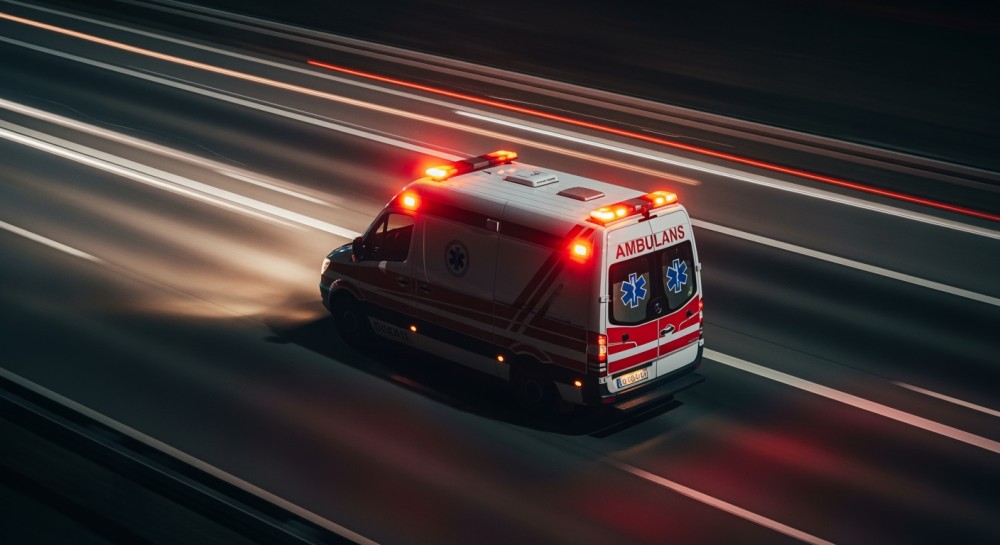 Mężczyzna wpadł do lodowatej wody podczas jazdy na łyżwach na Jeziorze Mikorzyńskim