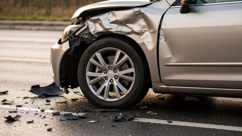 Wypadek w Rychwał: DK25 zablokowana, dzieci trafiły do szpitala