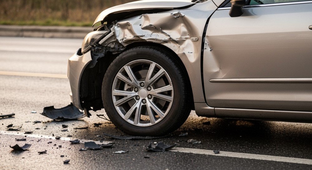 Wypadek w Rychwał: DK25 zablokowana, dzieci trafiły do szpitala