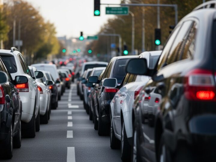 Deszcz i śliskie drogi: Utrudnienia w podróżach na drogach