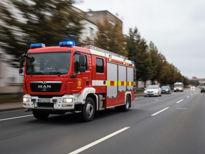 Szybka interwencja strażaków w Koninie: pożar traw 24 marca