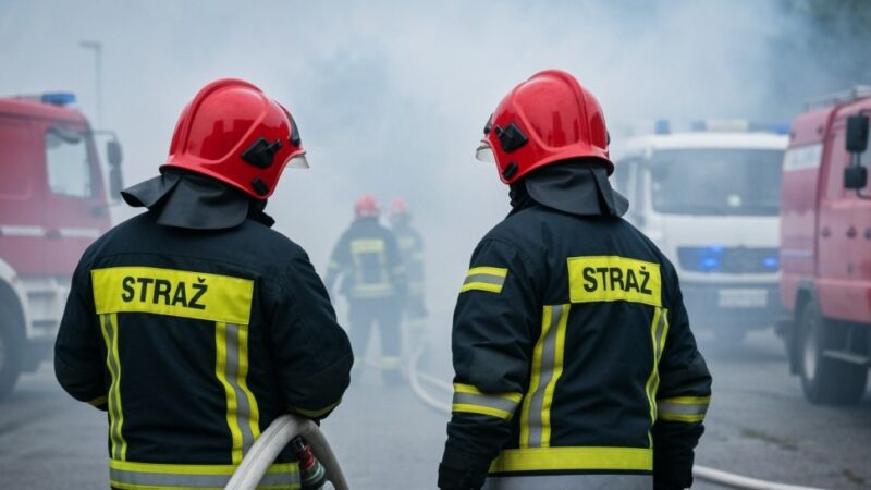 Strażacy w Koninie ćwiczą gaszenie pożarów lasów przed sezonem zagrożeń