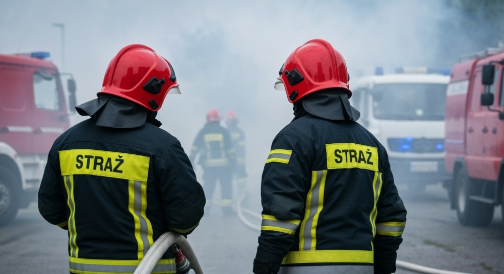 Strażacy w Koninie ćwiczą gaszenie pożarów lasów przed sezonem zagrożeń