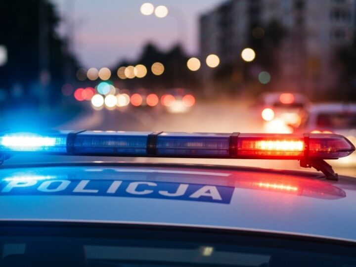 Przedszkolaki poznają świat policji w Sompolnie