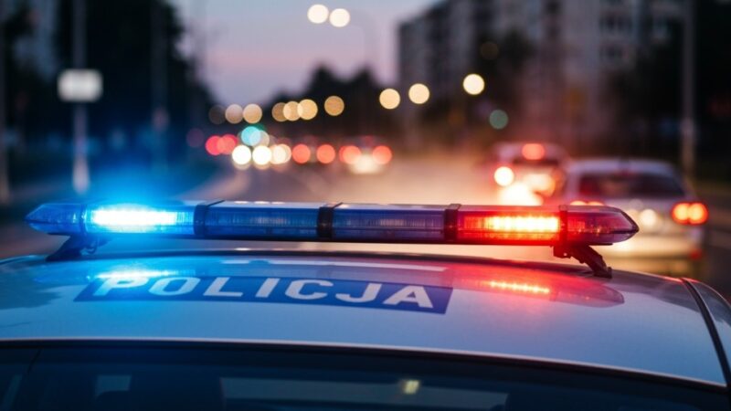 Przedszkolaki poznają świat policji w Sompolnie