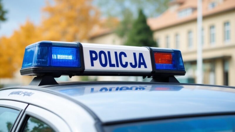 Nocna interwencja: policja zatrzymuje poszukiwanego przestępcę