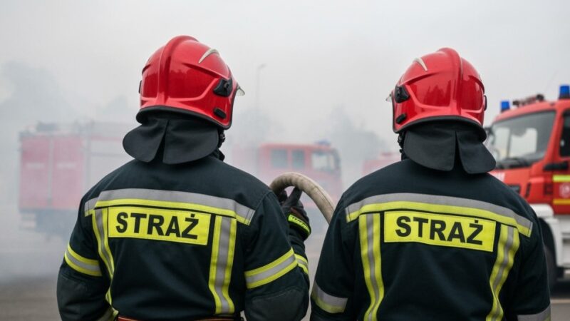 Konin w solidarności: strażacy pomagają rodzinie po tragicznym pożarze
