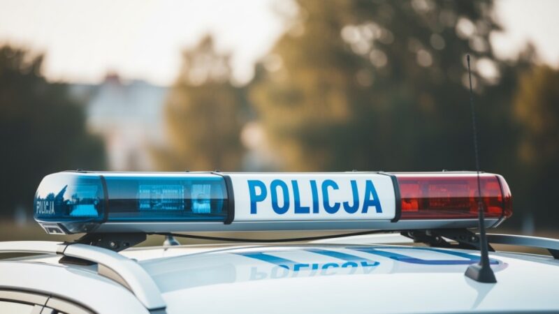 Mężczyzna z maczetą i atrapą broni terroryzował bliskich