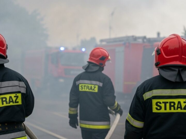 Stefanowo: potężny pożar strawił zabudowania. Dom nie nadaje się do zamieszkania, walczyło 65 strażaków