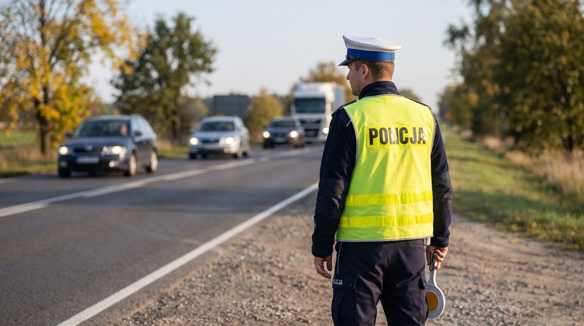 Kierowca z zakazem prowadzenia pojazdów złamał przepisy na autostradzie A2